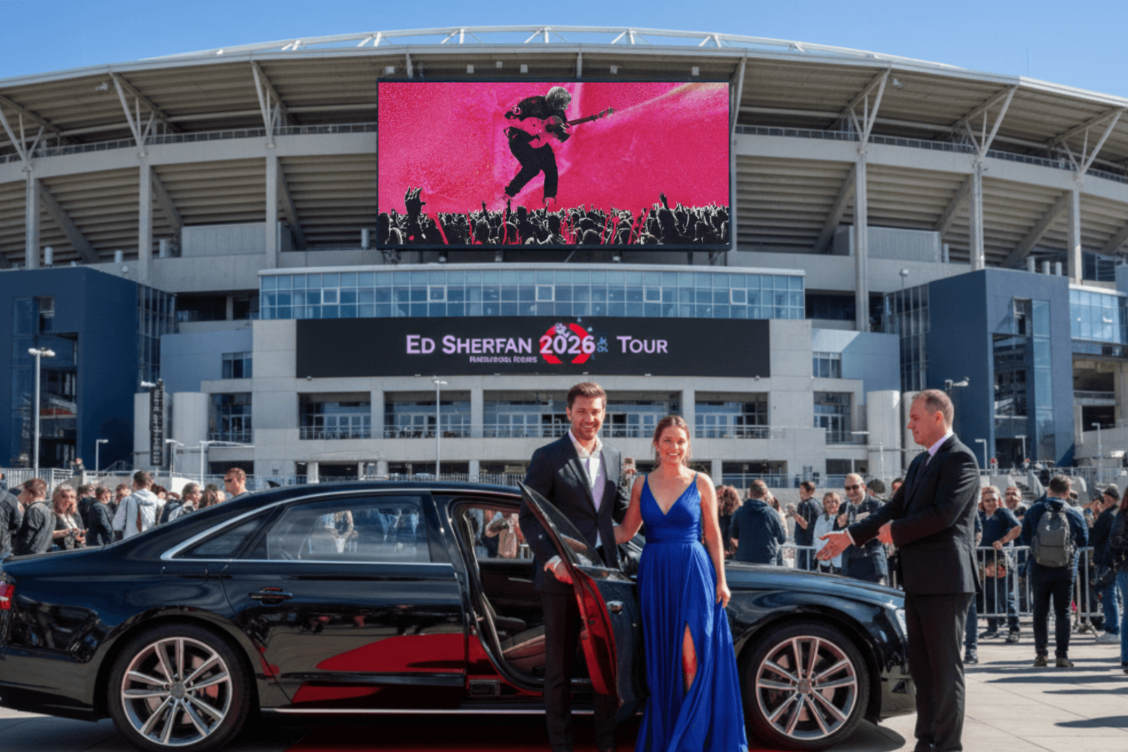 Arrive in style at the Ed Sheeran 2026 Mathematics Tour at Marvel Stadium