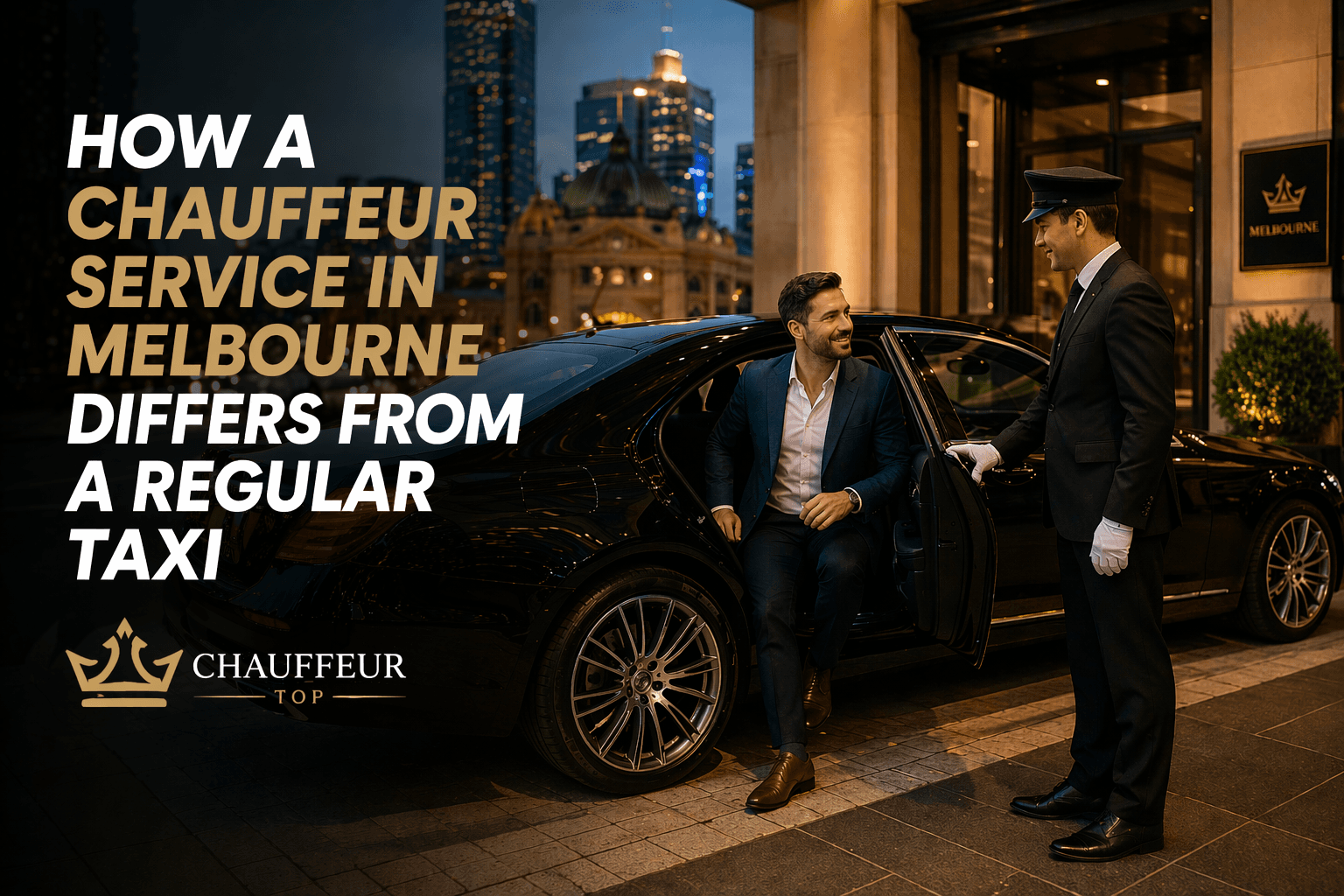 How a Chauffeur Service in Melbourne Differs from a Regular Taxi