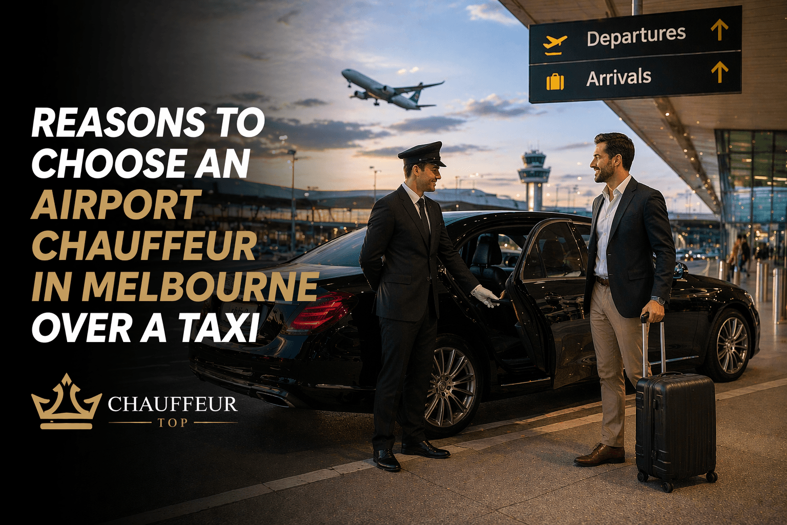 Reasons to Choose an Airport Chauffeur in Melbourne Over a Taxi