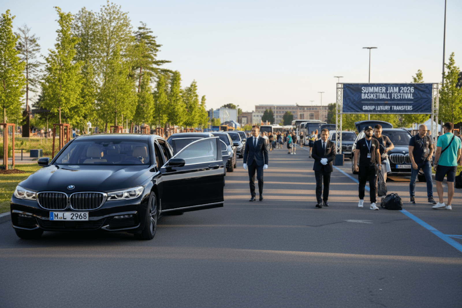 Group luxury transfers for the Summer Jam 2026 basketball festival