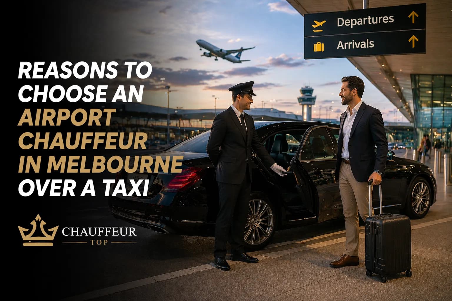 Reasons to Choose an Airport Chauffeur in Melbourne Over a Taxi